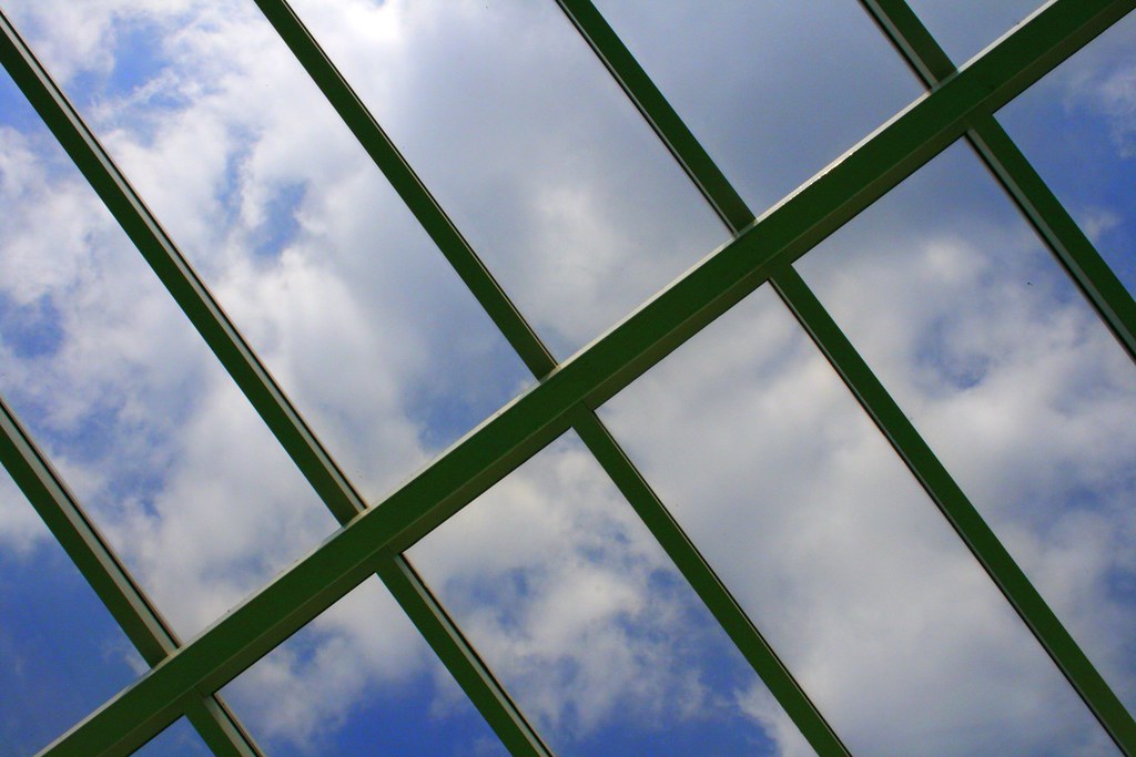 Glass skylight glazing bringing daylight through a roof